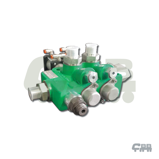 HYDRAULIC CONTROL SPOOL VALVE - TWIN SPOOL - SINGLE ACTION - TRUCK & TRAILER
