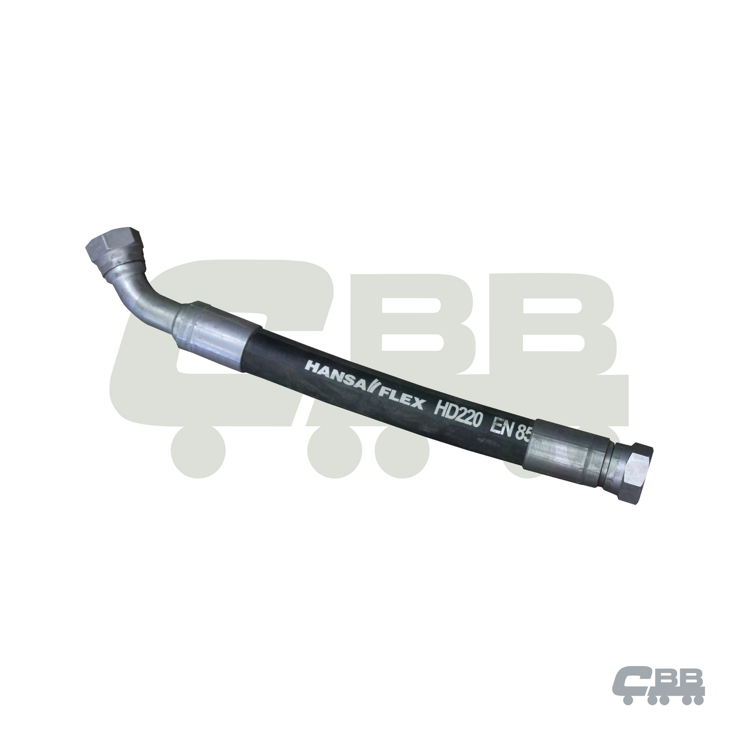 CBBA - ¾” INCH HOSE ASSEMBLY – ¾ BSPP FEMALE ELBOW TO ¾ BSPP STRAIGHT