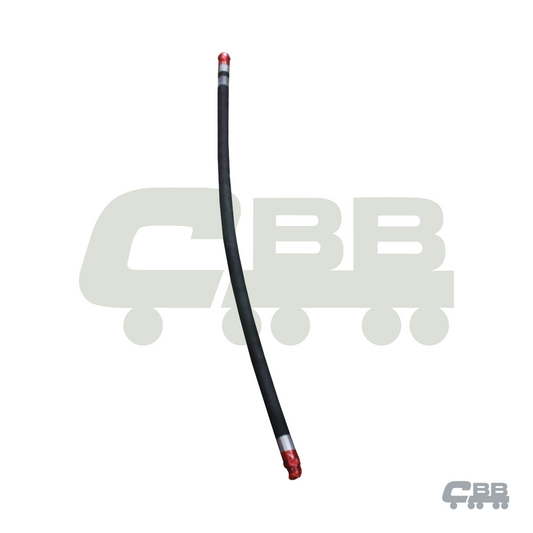 1300MM HOSE ASSEMBLY - 1” HOSE - STUCCHI COUPLING – 4, 5 & 6 AXLE DOG DRAWBAR HOSE