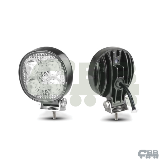 LED AUTOLAMPS 7512BM ROUND FLOOD/REVERSE LAMP - 7512BM