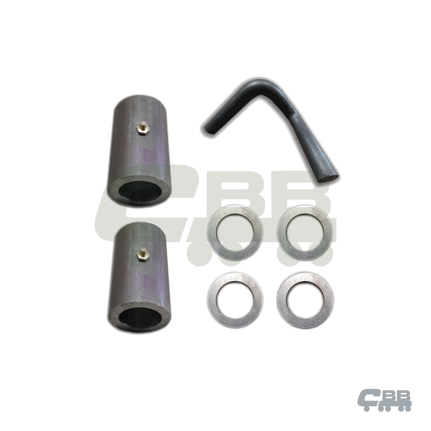 TAILGATE HINGE ASSEMBLY- 2 WAY HINGE- UPPER PASSENGER SIDE ONLY - PINS AND BUSHES - STD - HARDOX