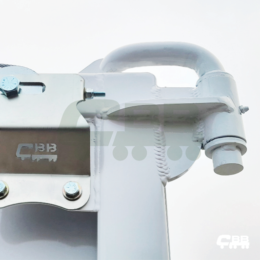 TAILGATE HINGE ASSEMBLY- 2 WAY HINGE- UPPER PASSENGER SIDE ONLY - PINS AND BUSHES - STD - HARDOX