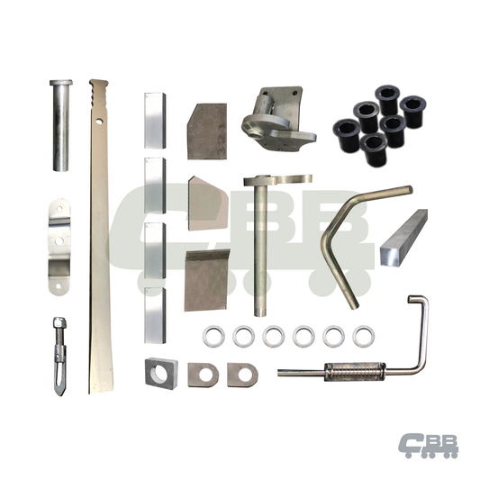 TAILGATE HINGE ASSEMBLY - 2 WAY HINGE - COMPLETE KIT - STD - ALLOY