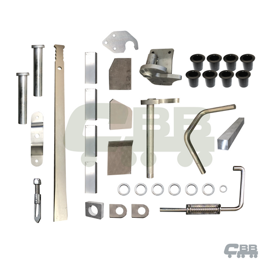 TAILGATE HINGE ASSEMBLY - 2 WAY HINGE - COMPLETE KIT - STD - ALLOY
