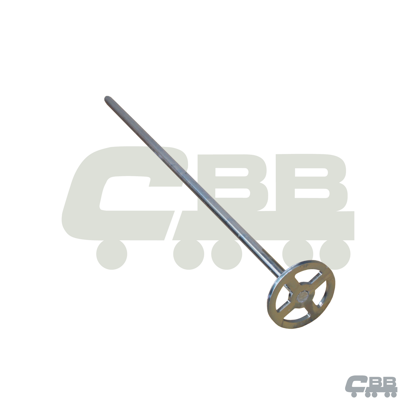 ZINC PLATED FRONT TARP SHAFT PULLEY ASSEMBLY - RAZOR SHAFT - PASSENGER SIDE ONLY - HARDOX