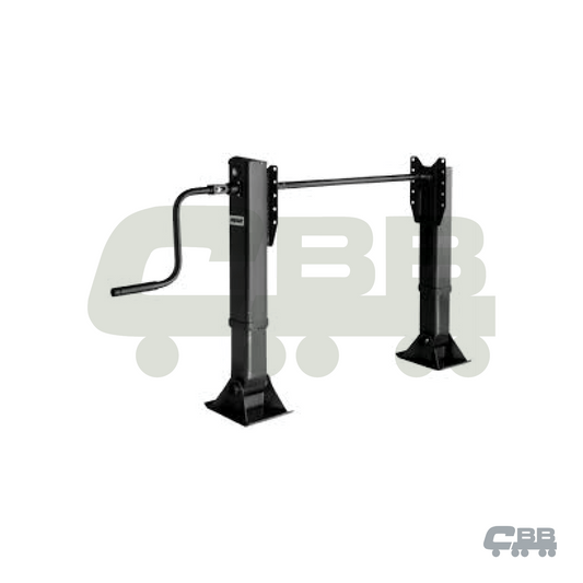 JOST LANDING LEG SET - FLAT FOOT - 14 INCH BODY - 17 INCH TRAVEL