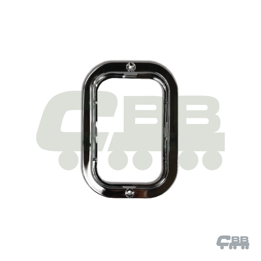 59401C - CHROME TAIL LIGHT SURROUND - RECTANGULAR - TO SUIT 5940 SERIES TAIL LIGHTS