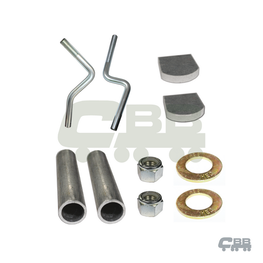 GRAIN LOCK SET - ALUMINIUM -  SPARE PARTS - LADDER ON TAILGATE