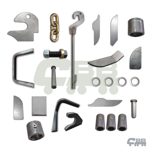 TAILGATE HINGE ASSEMBLY- 2 WAY HINGE - COMPLETE KIT - STD - HARDOX