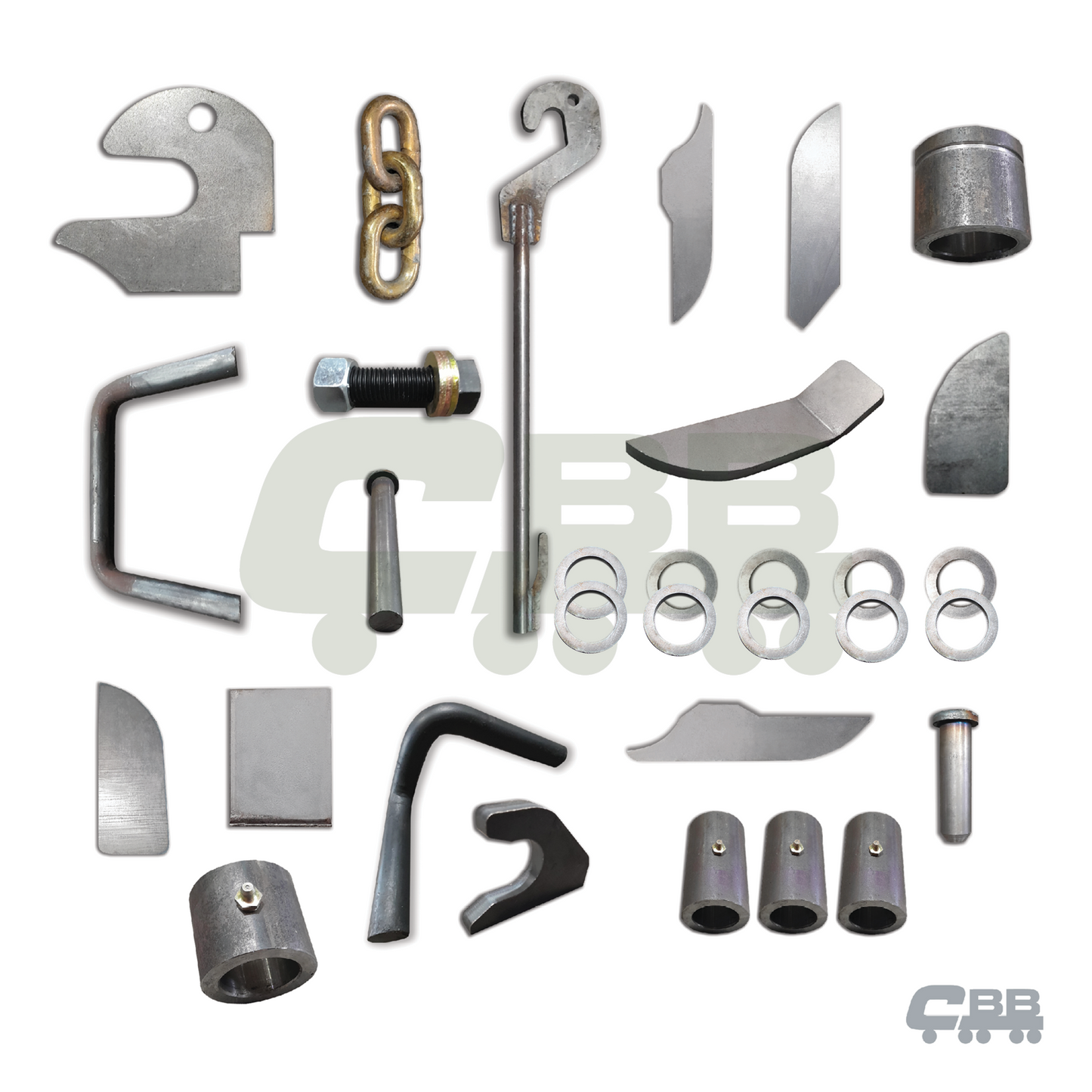 TAILGATE HINGE ASSEMBLY- 2 WAY HINGE - COMPLETE KIT - STD - HARDOX