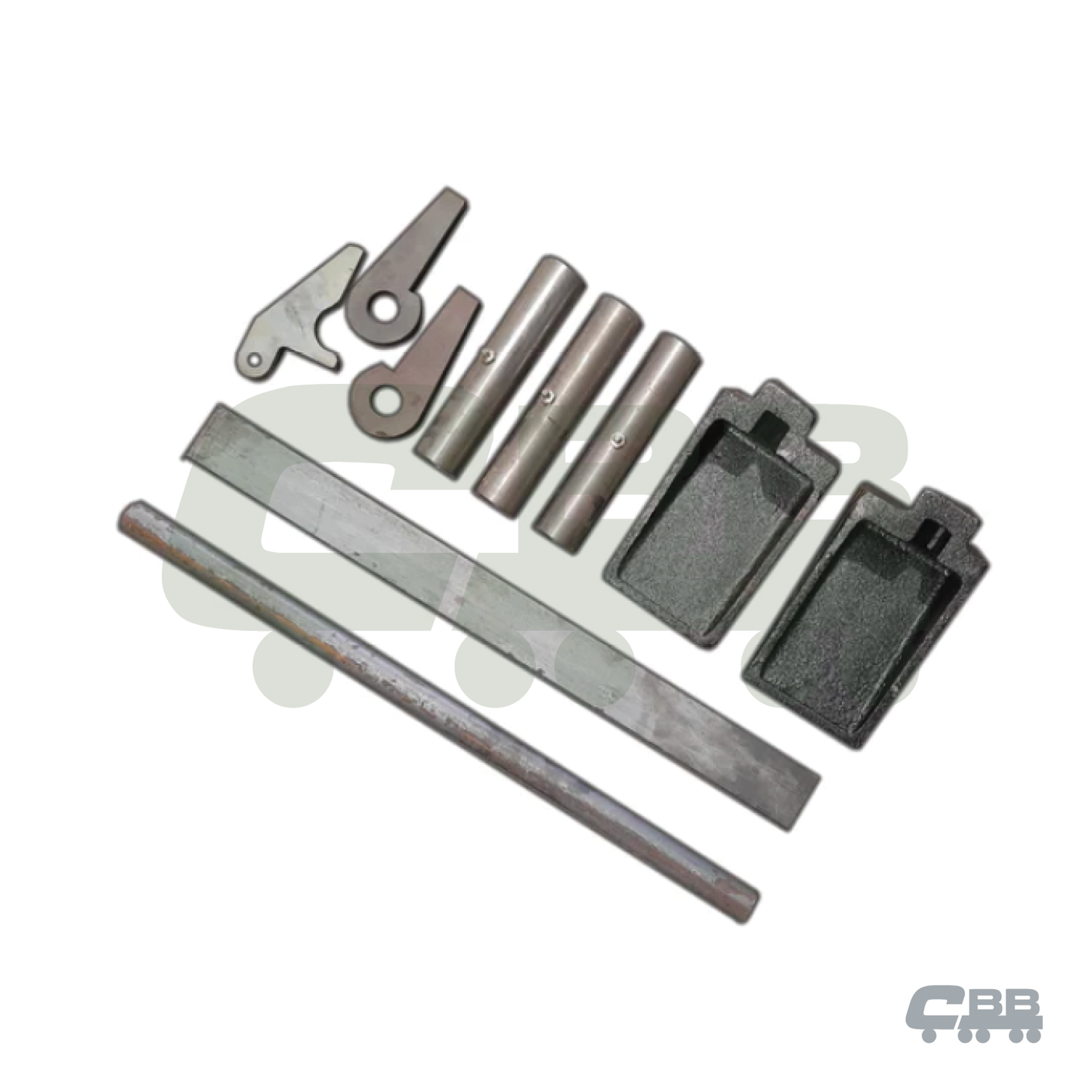 DOLLY LOCK ASSEMBLY - COMPLETE KIT - 4 AXLE - INCLUDES LOCK CASTINGS