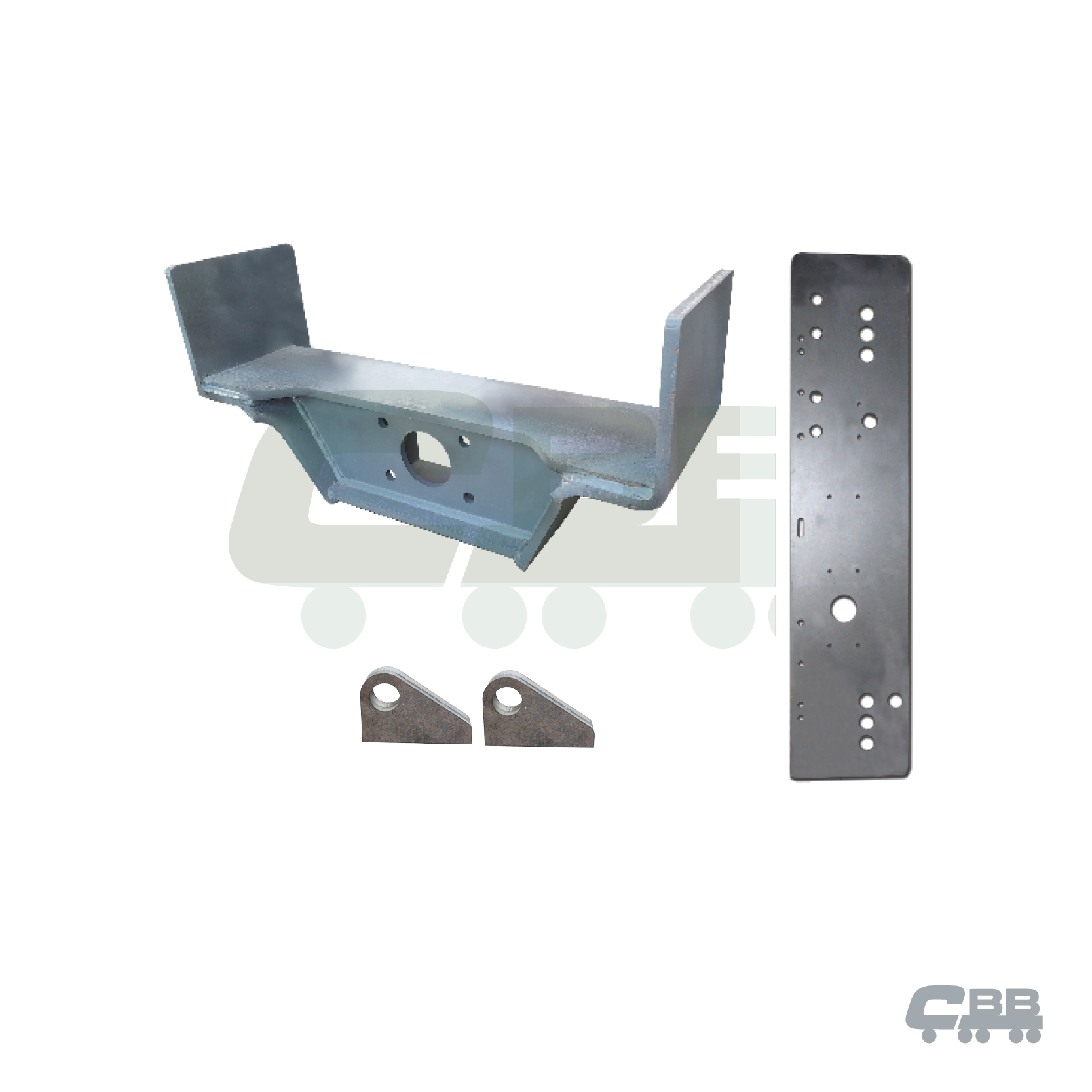 REAR CROSSMEMBER - PINTLE HOOK - ADR PLATE AND TOP PLATE INCLUDED ...